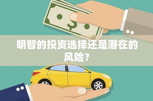 夏津明智的投资选择还是潜在的风险？