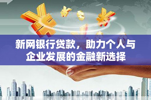 夏津新网银行贷款，助力个人与企业发展的金融新选择