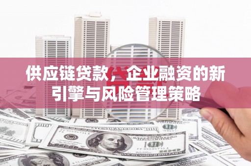 夏津供应链贷款，企业融资的新引擎与风险管理策略
