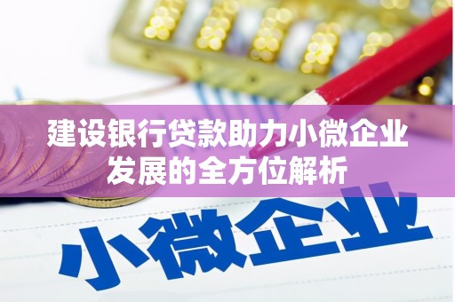 夏津建设银行贷款助力小微企业发展的全方位解析