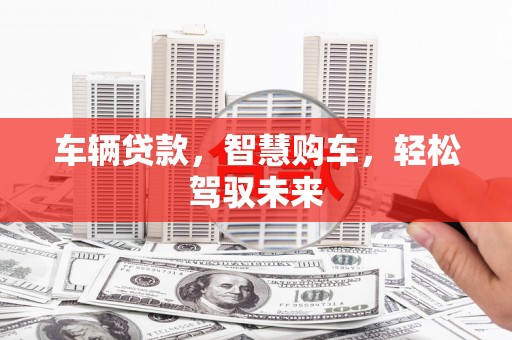夏津车辆贷款，智慧购车，轻松驾驭未来